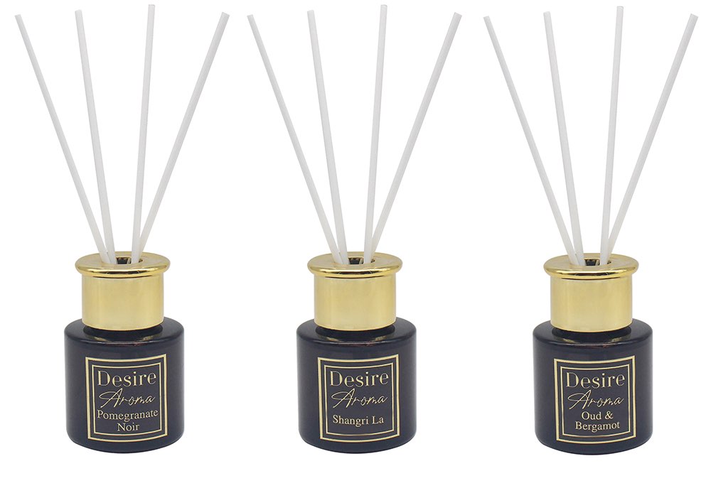 Clear - Black - Set 3 Diffusers