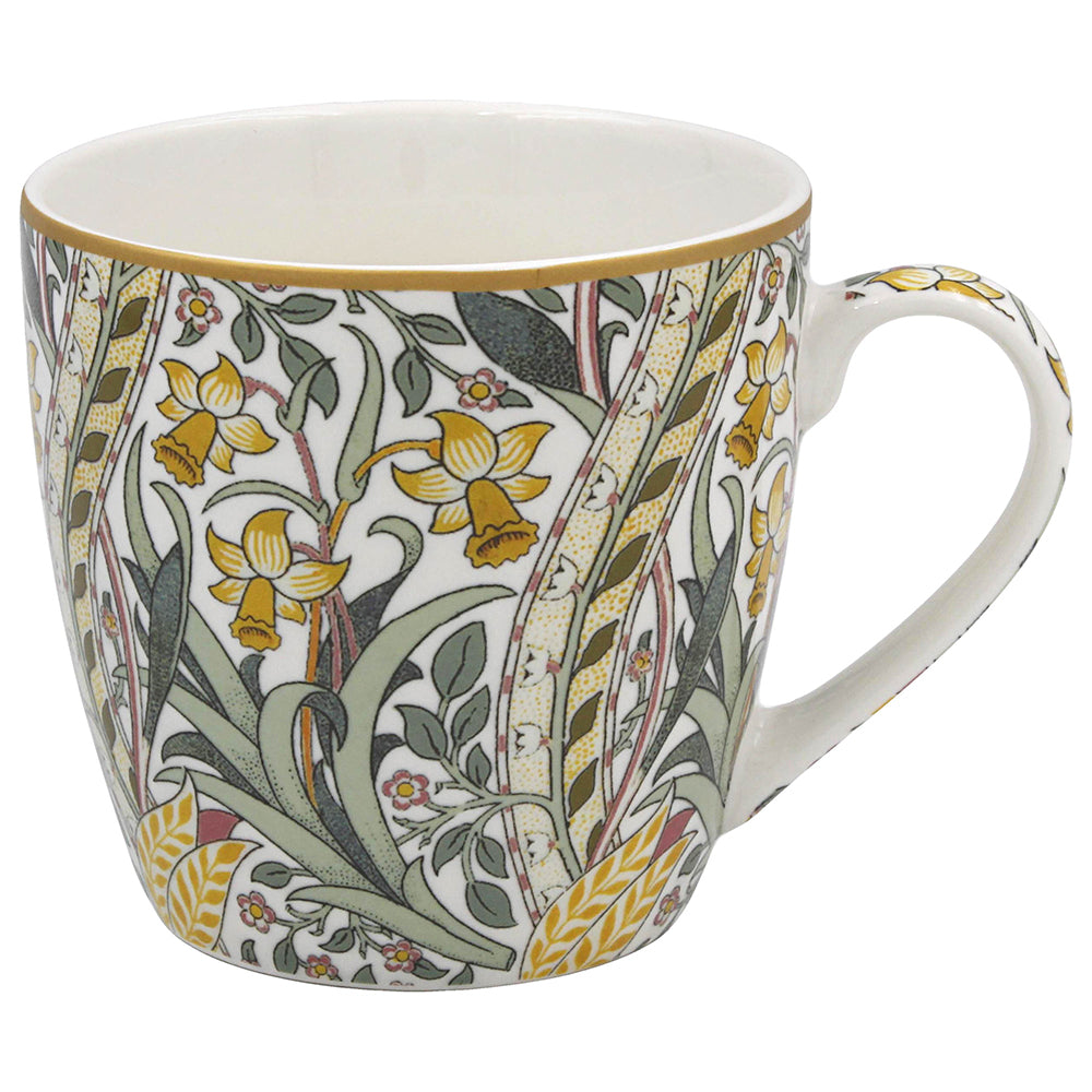William Morris' Daffodils Breakfast Mug