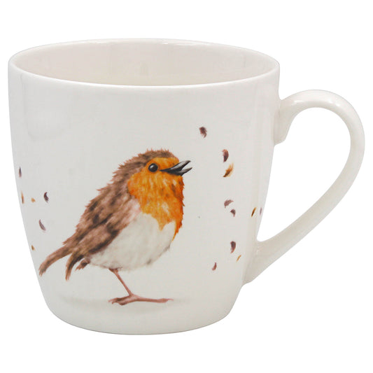 Robin by Clemency Bunn Breakfast Mug