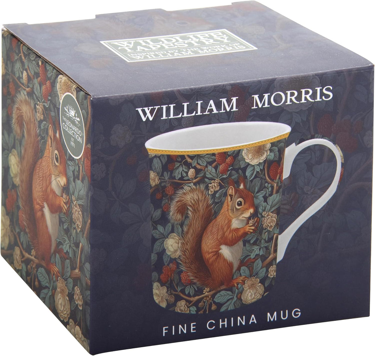 William Morris' Squirrel Tapestry Mug