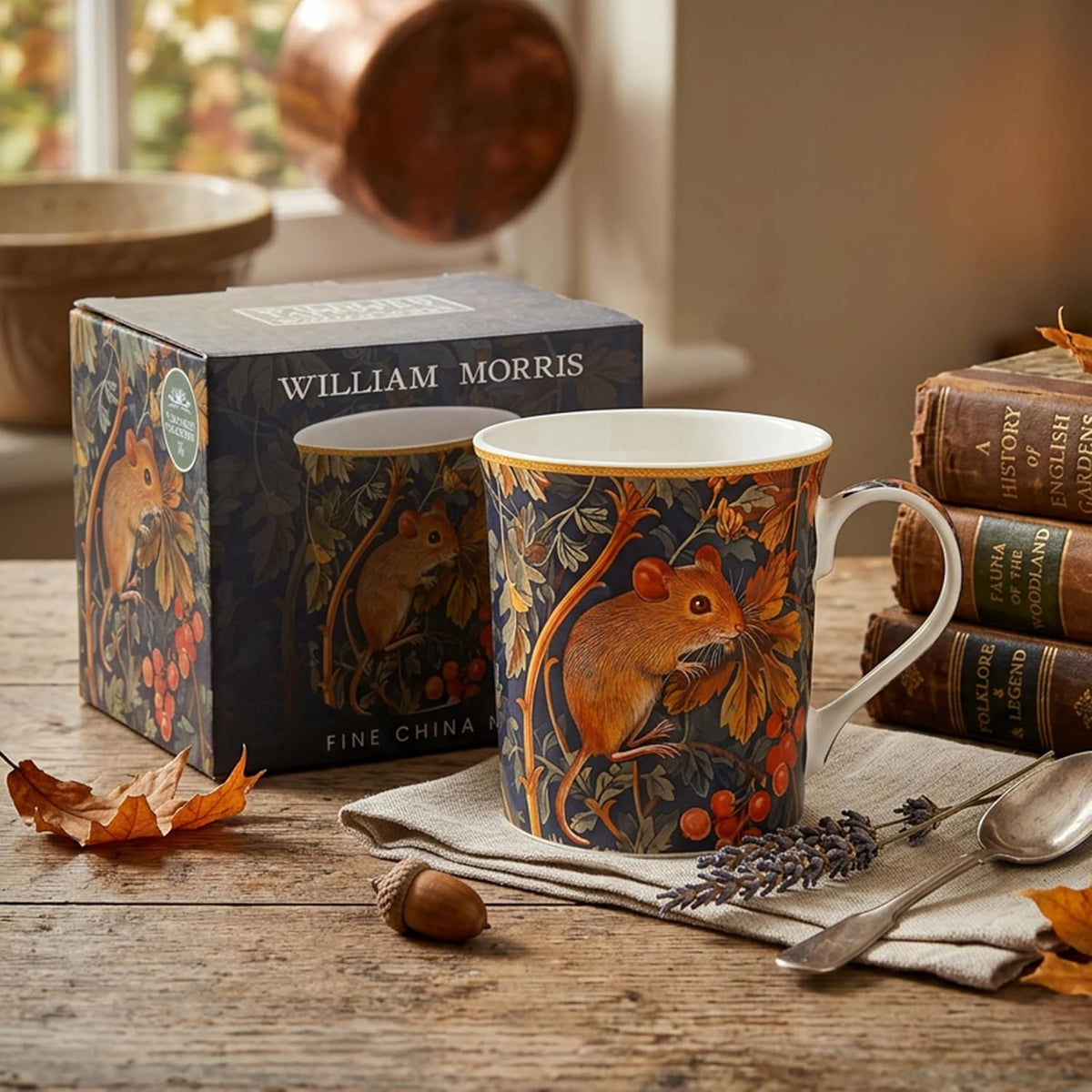 William Morris' Mouse Tapestry Mug