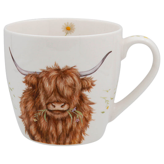 Highland Cow by Clemency Bunn Breakfast Mug