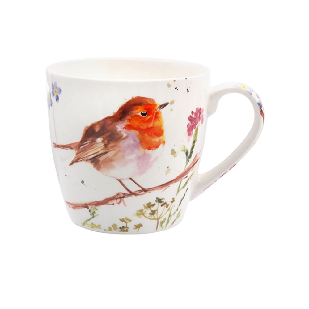 Robin (R) by Jennifer Rose Breakfast Mug
