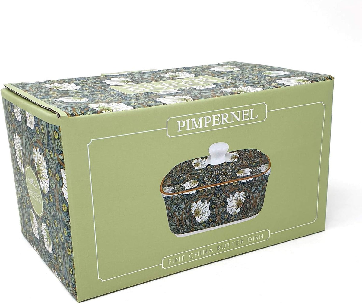 William Morris' Pimpernel Butter Dish
