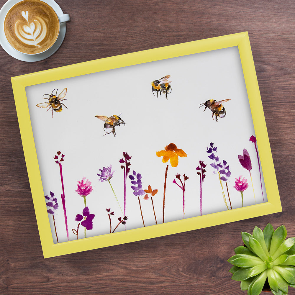 Busy Bees Design Lap Tray