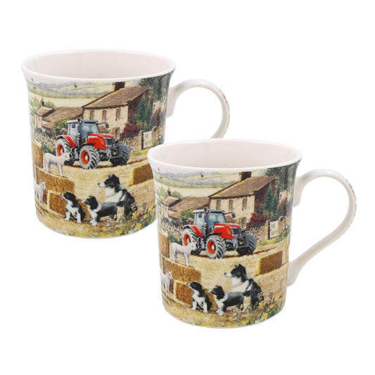 Collie & Sheep Type I Coffee Mugs - Set 2 Coffee Mug
