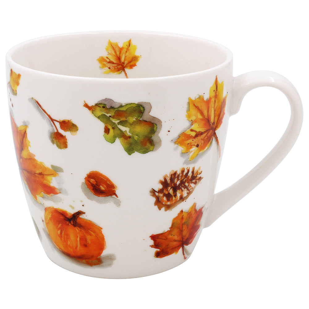 Autumn Leaves Breakfast Mug