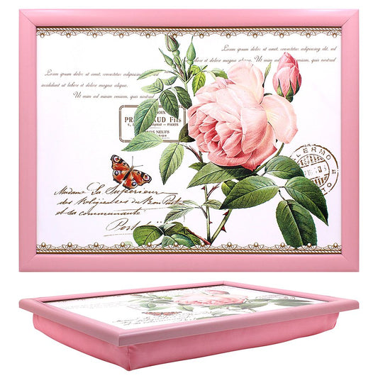 Redoute Rose Design Lap Tray