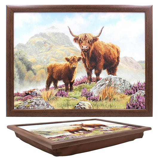 Macneil Studios’ Highland Cow Design Lap Tray