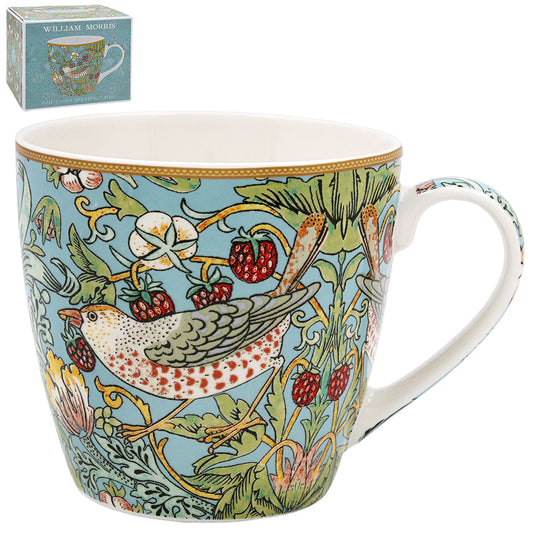 William Morris' Strawberry Thief Breakfast Mug