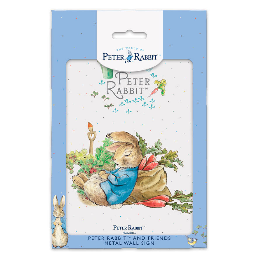 Beatrix Potter - Peter Rabbit Sleeping with Carrots (Small)