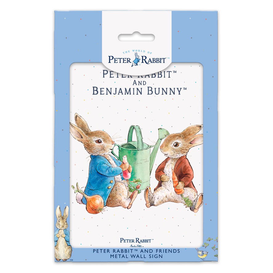 Beatrix Potter - Peter Rabbit and Benjamin Bunny eating (Medium)
