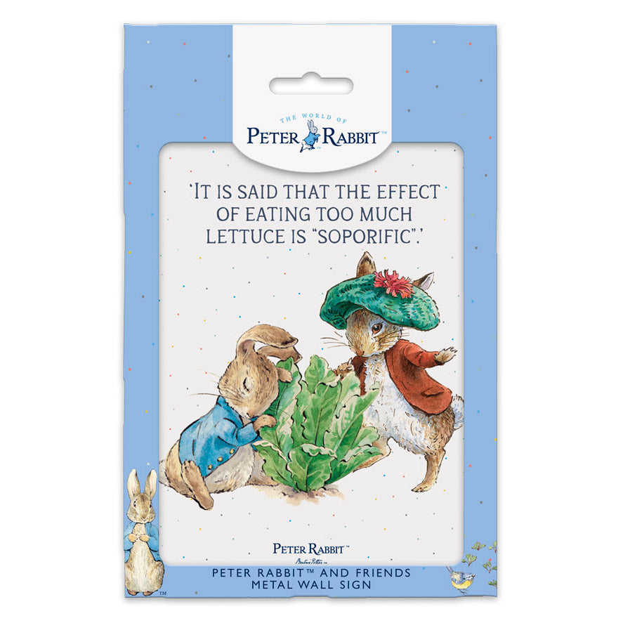 Beatrix Potter - Peter Rabbit and Benjamin Bunny with Lettuce (Small)