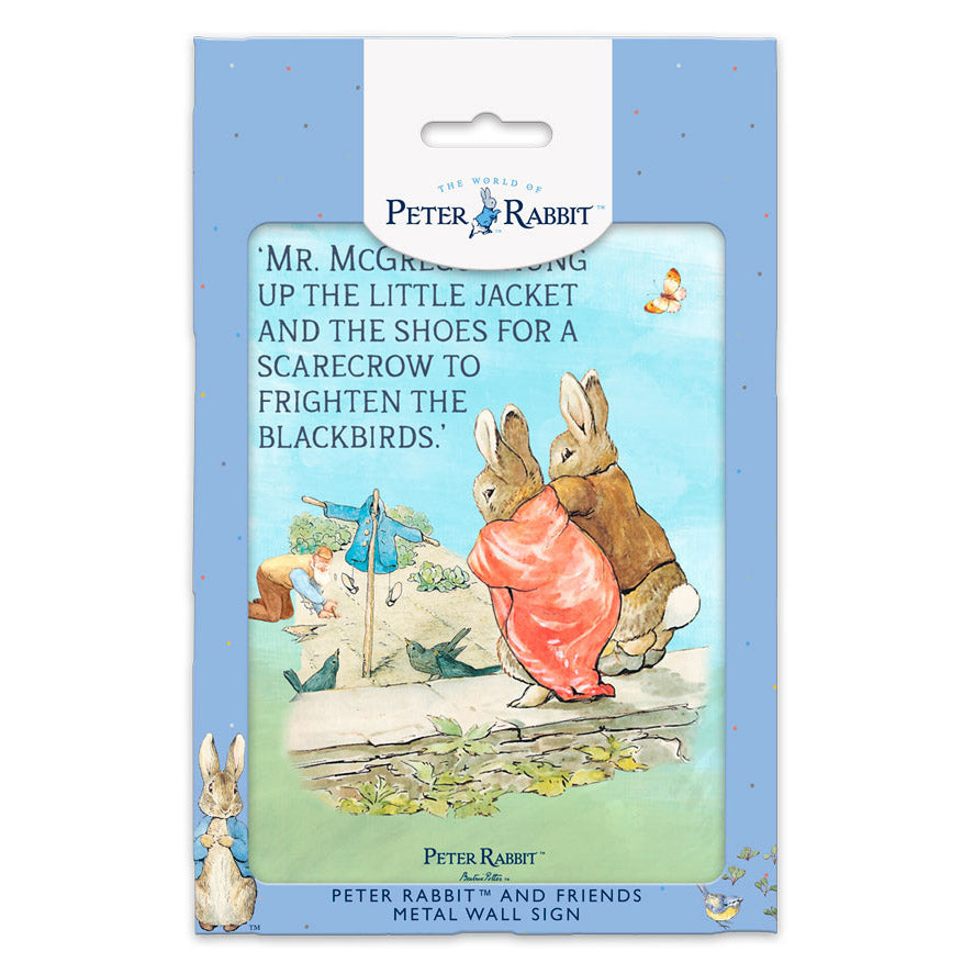 Beatrix Potter - Flopsy and Benjamin Bunny - Mr McGregor hung up the little jacket… (Small)