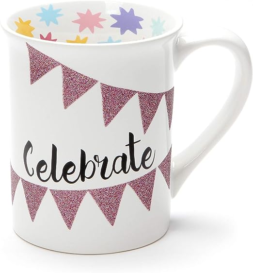 Celebrate Glitter Mug