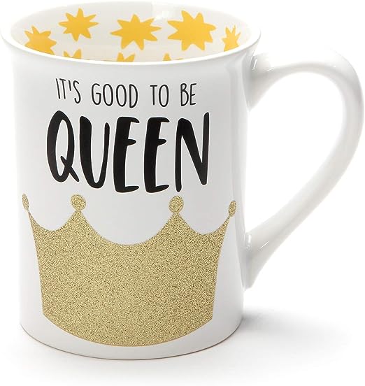 Queen of Everything Glitter Mug