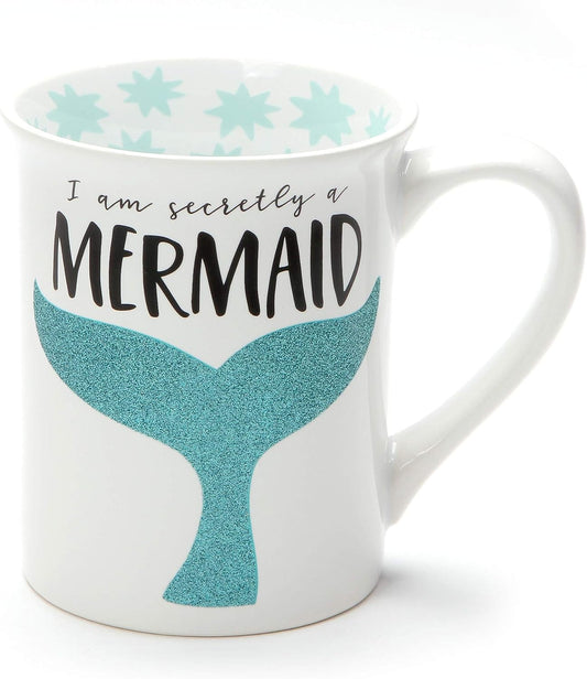 Secret Mermaid Glitter Mug