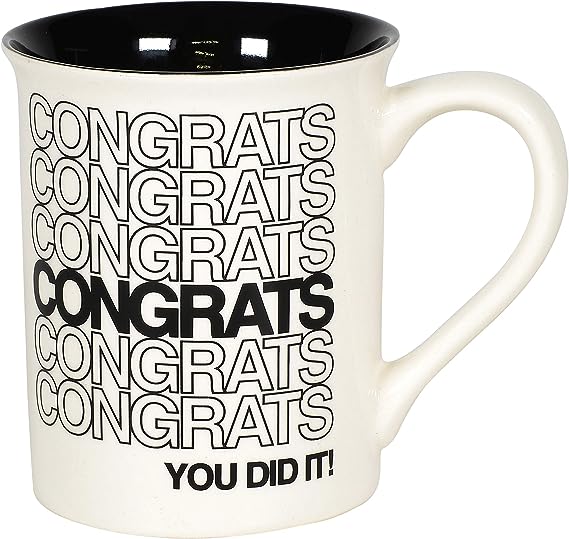 Congrats Type Mug