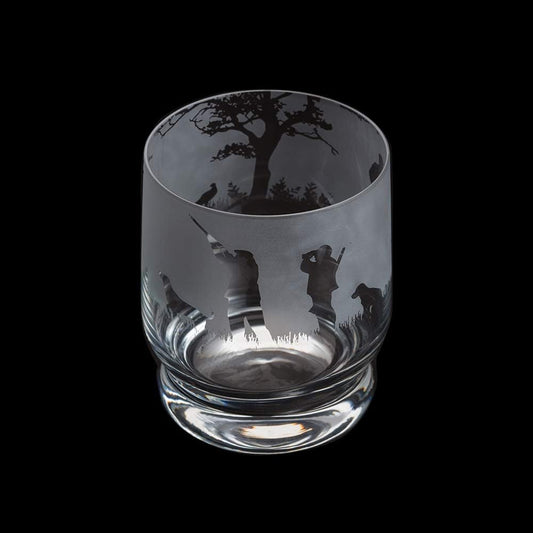 Aspect Etched Glass Tumbler - Shooting