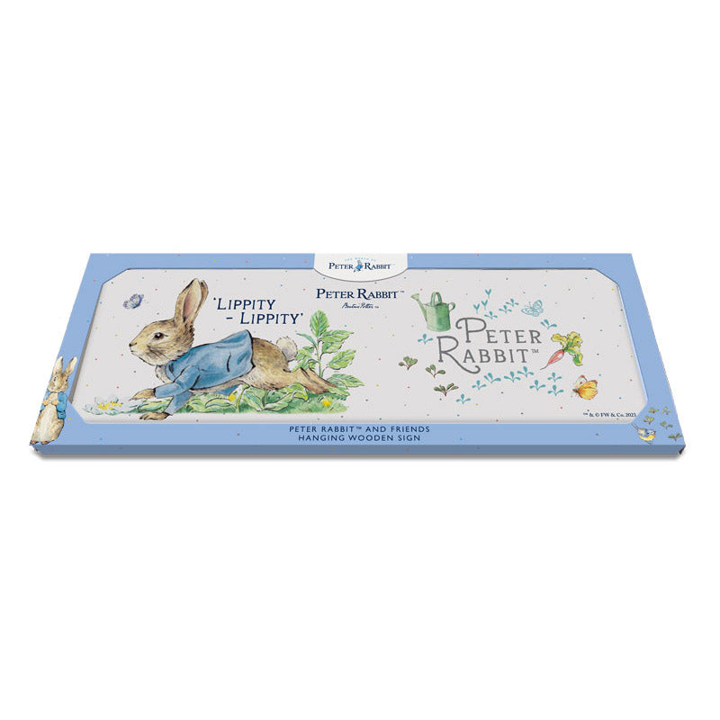 Beatrix Potter - Peter Rabbit Running (Wooden Sign)