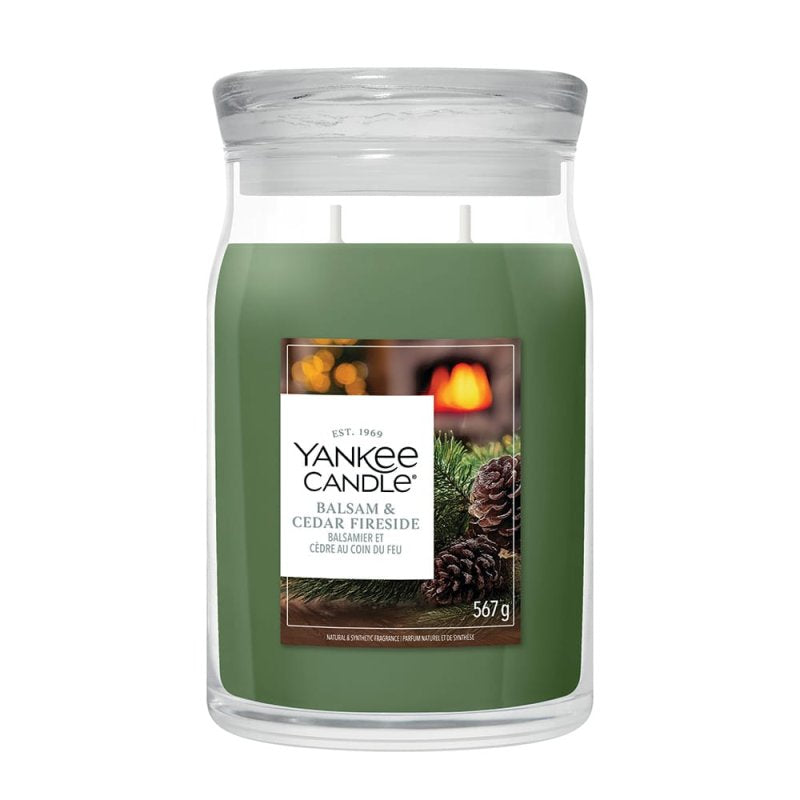 Balsam & Cedar Fireside - Signature Large Jar Scented Candle