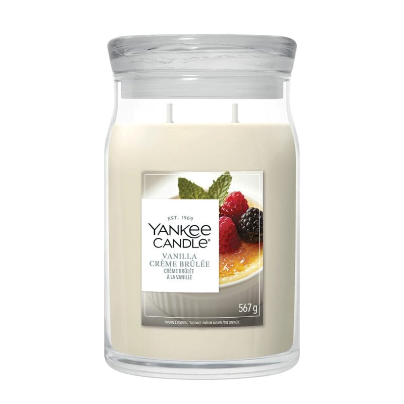 Vanilla Creme Brulee - Signature Large Jar Scented Candle