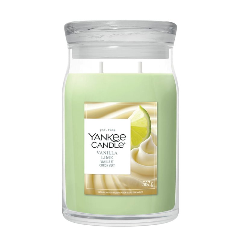 Vanilla Lime - Signature Large Jar Scented Candle