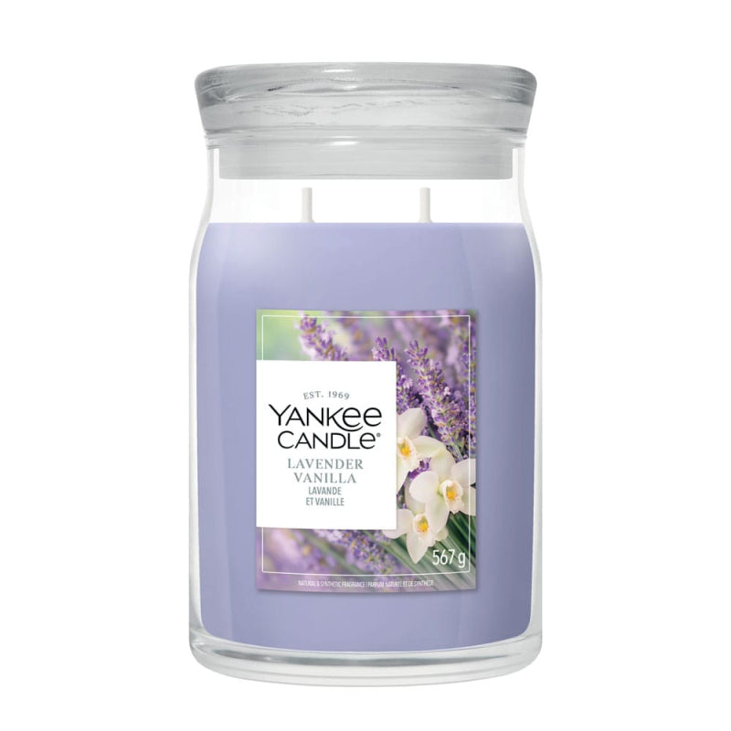 Lavender Vanilla - Signature Large Jar Scented Candle
