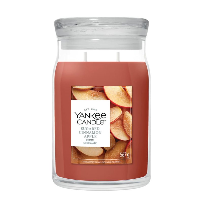 Sugared Cinnamon Apple - Signature Large Jar Scented Candle