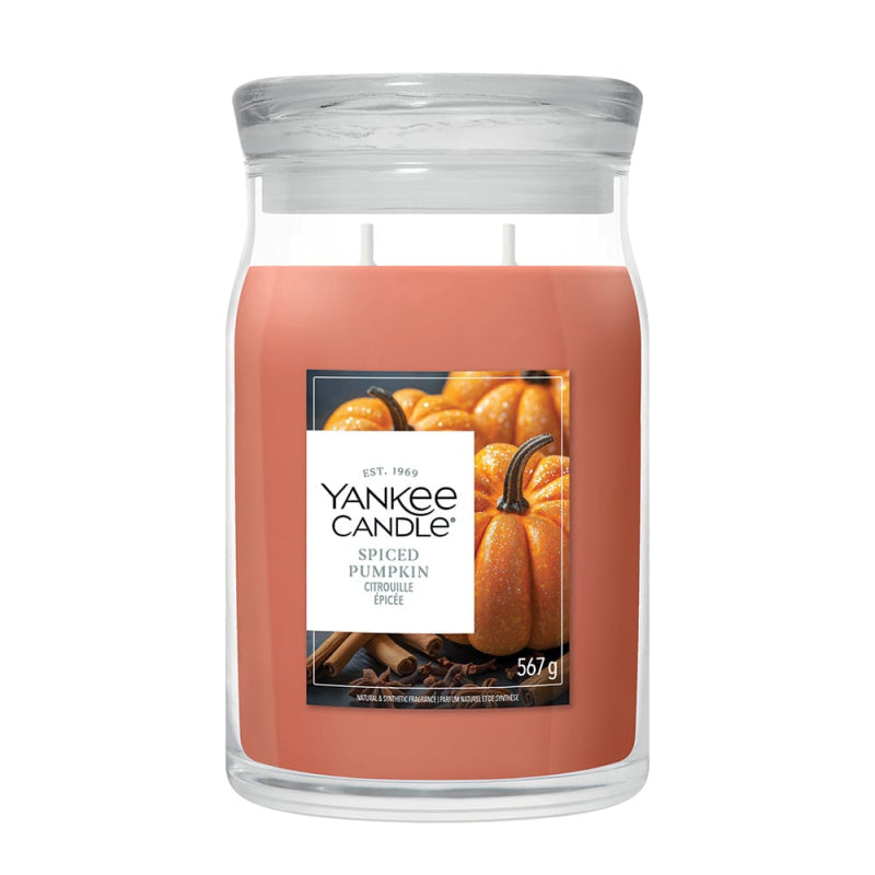 Spiced Pumpkin - Signature Large Jar Scented Candle