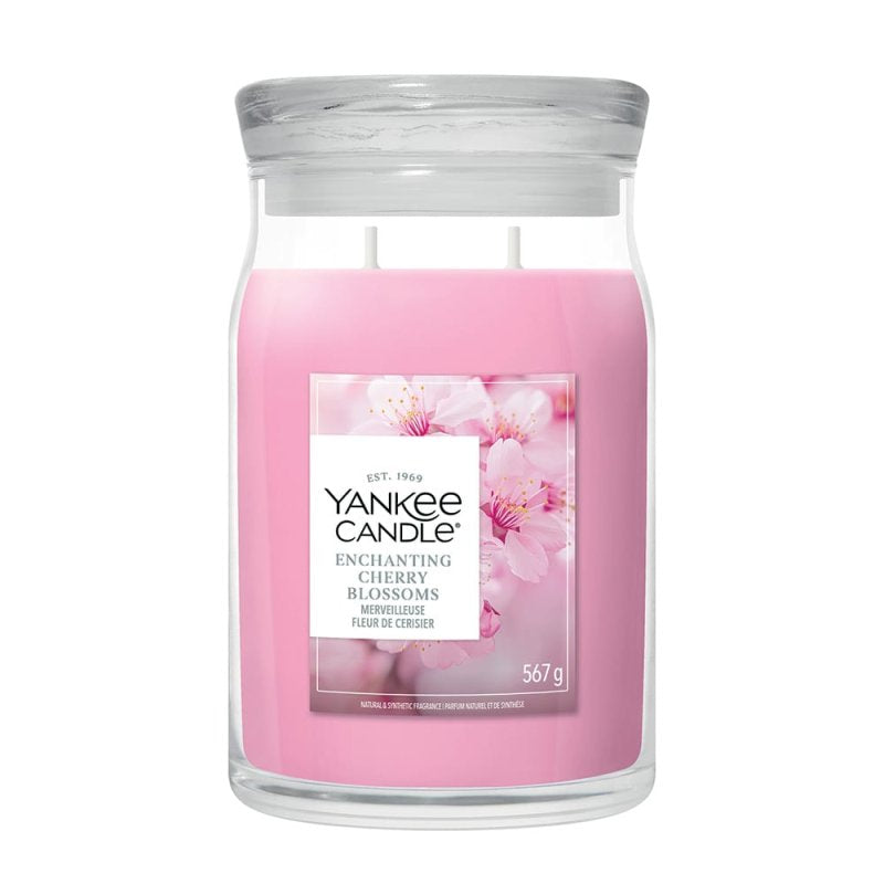 Enchanting Cherry Blossoms - Signature Large Jar Scented Candle
