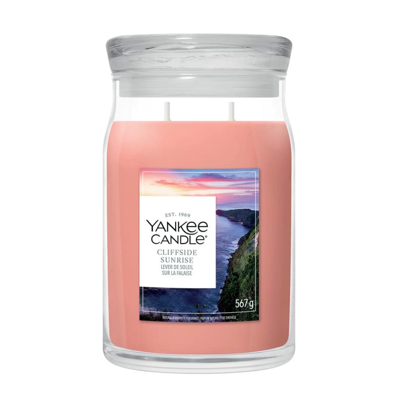 Cliffside Sunrise - Signature Large Jar Scented Candle