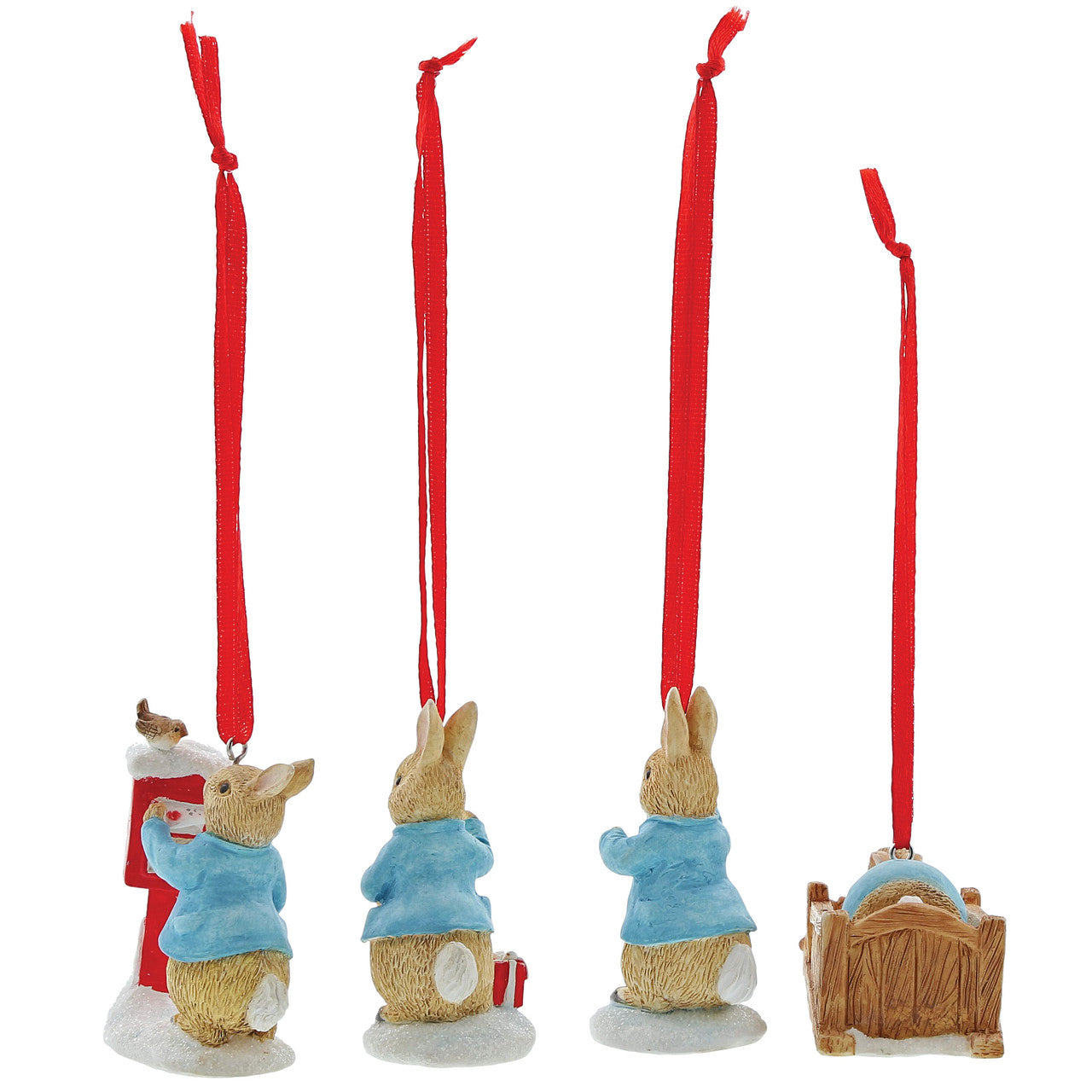 Peter Rabbit - Set 4 Hanging Ornaments