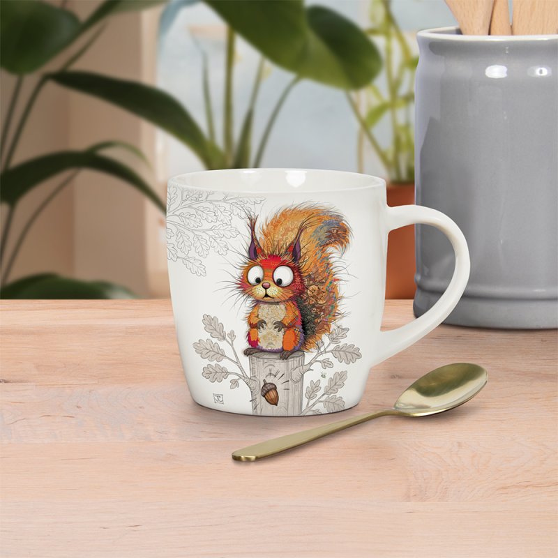 Squirrel 'Sarah' Bug Art Mug