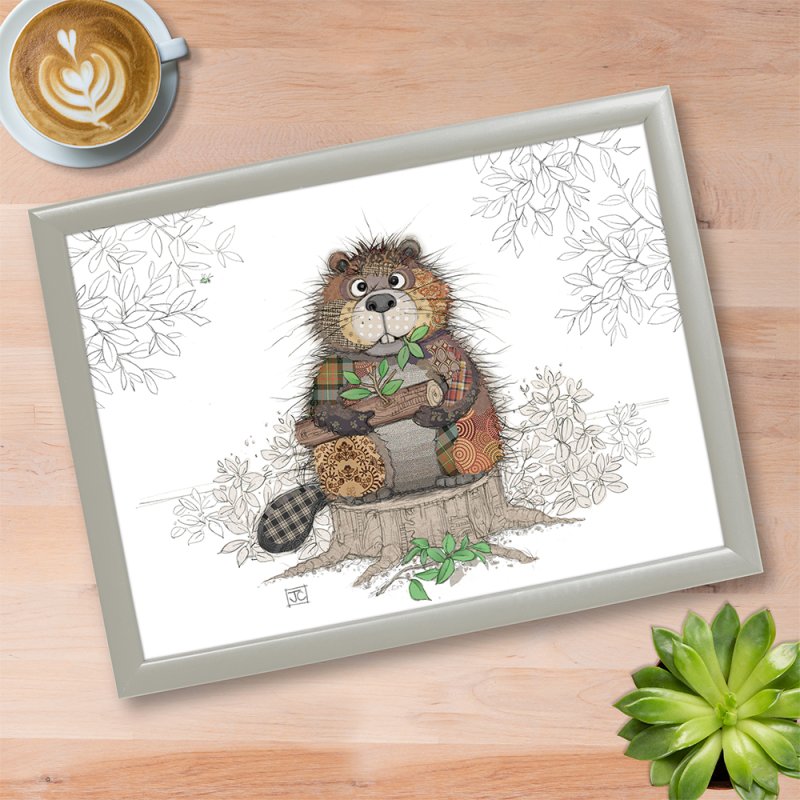 Bug Art - Beaver 'Barry' Lap Tray