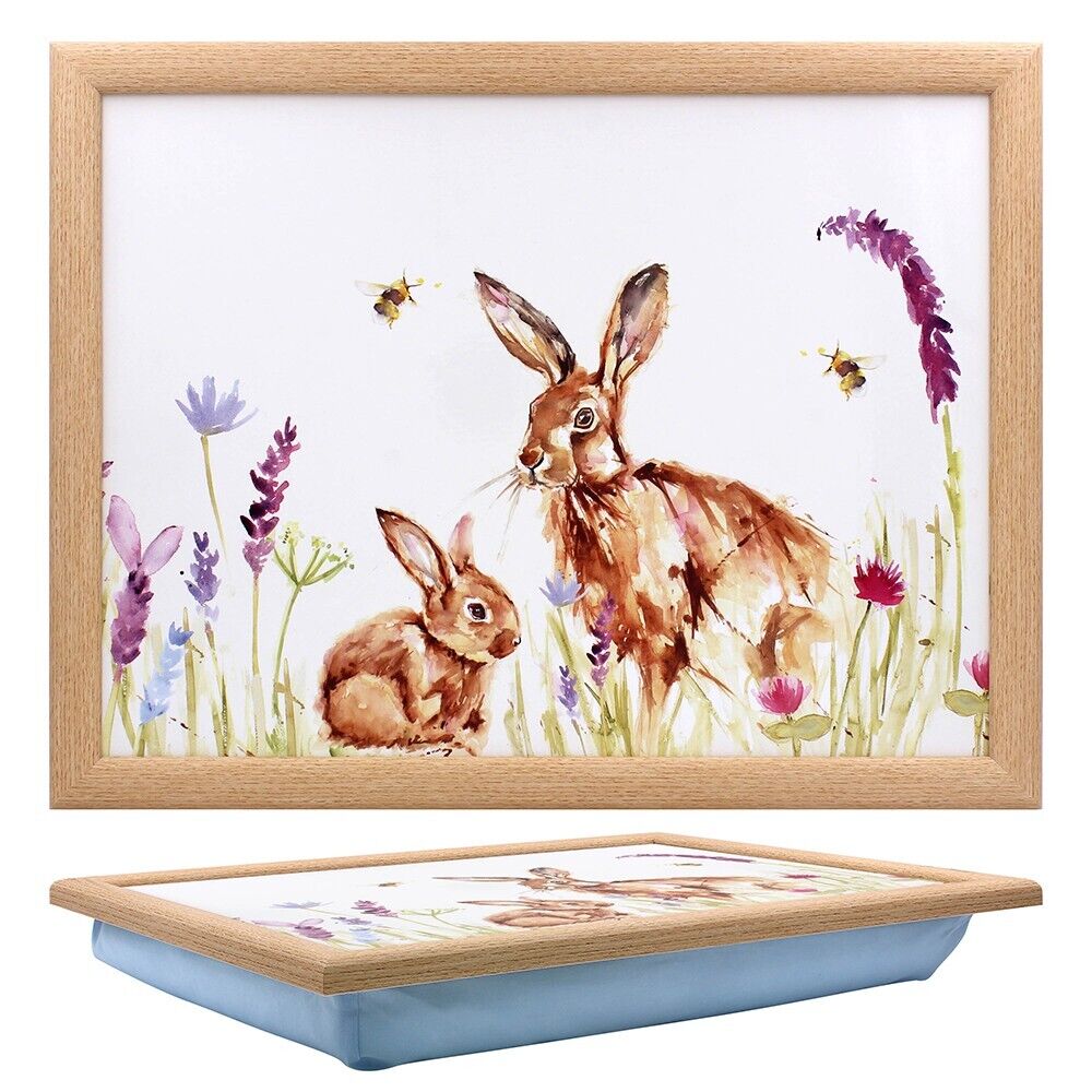 Feather and Fur - Hares Design Lap Tray