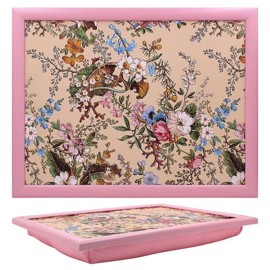 William Kilburn’s Florals (pink frame) Design Lap Tray