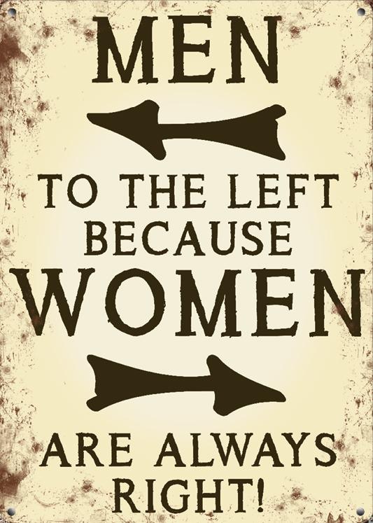 Men to the Left (Small)
