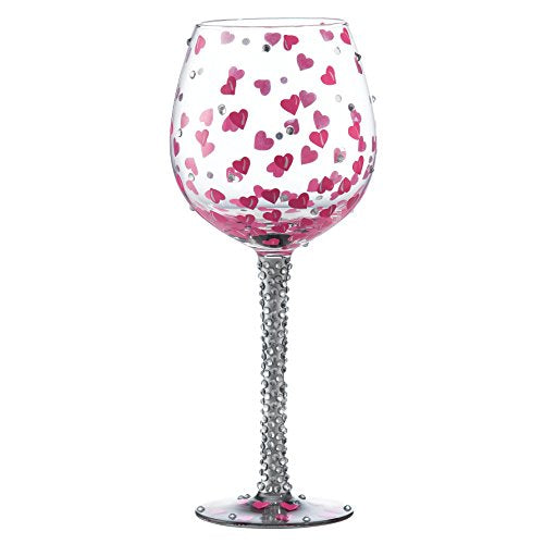 Superbling Pretty Girl Large Wine Glass