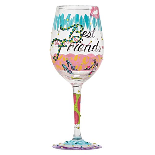 Best Friends Always Wine Glass