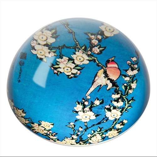 Bullfinch and Blossoms - Hokusai