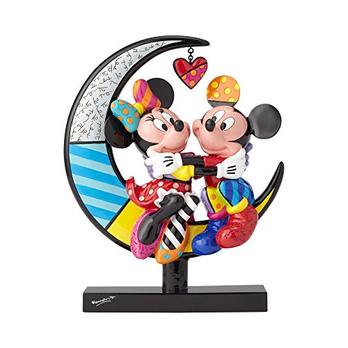 Mickey and Minnie Mouse on Crescent Moon