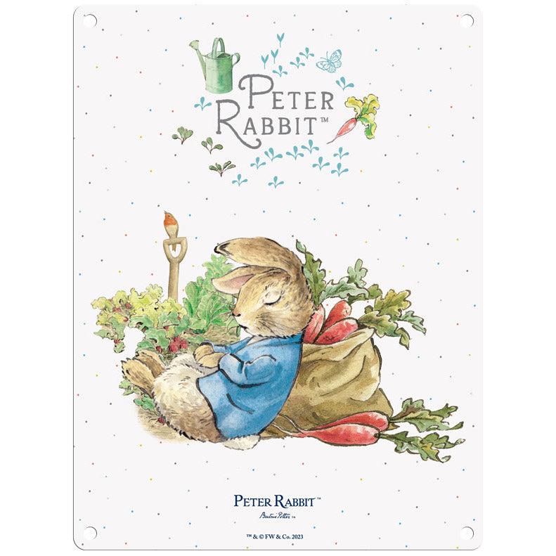 Beatrix Potter - Peter Rabbit Sleeping with Carrots (Medium)