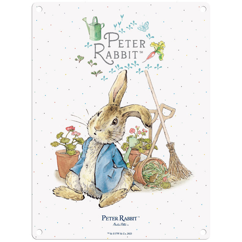Beatrix Potter - Peter Rabbit and Mouse in Pot (Large)
