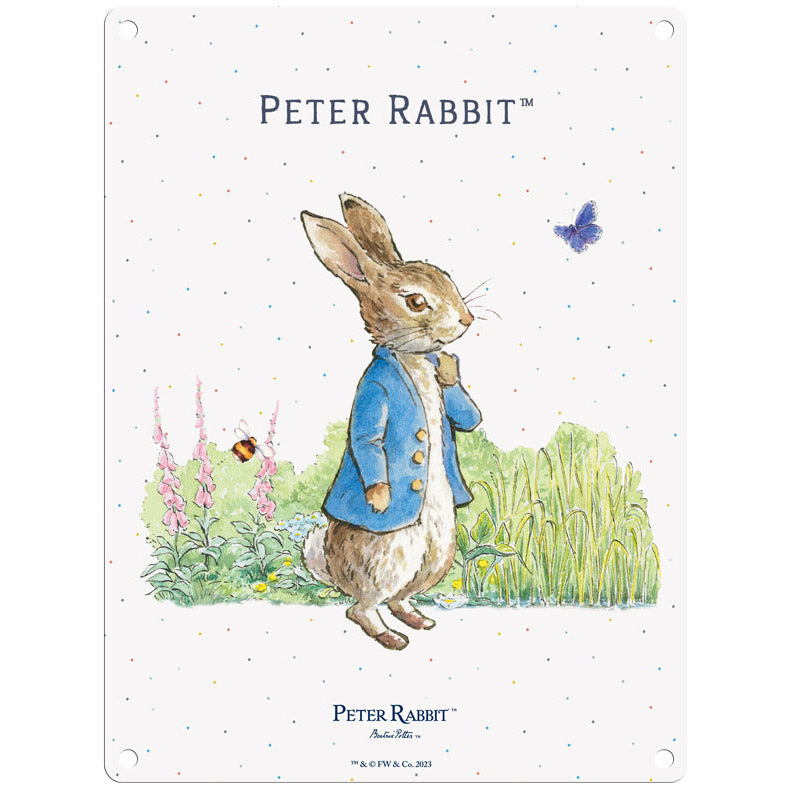 Beatrix Potter - Peter Rabbit with Butterfly and Bee (Large)