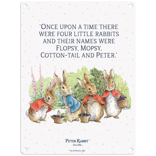 Beatrix Potter - 'Once Upon a time there were four little rabbits… (Medium)