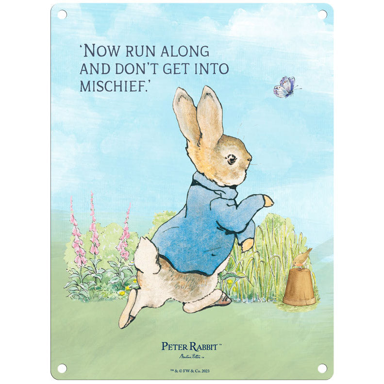 Beatrix Potter - Peter Rabbit - Now run along and don't get into mischief (Medium)