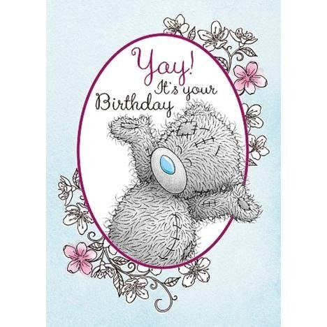 Bear celebrating - Birthday Card