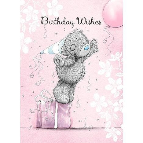 Bear with Party hat - Birthday Card