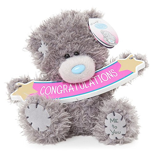 Congratulations Banner - 5'' Bear